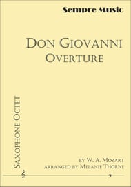 Don Giovanni Overture SSAATTBB Sax Octet cover Thumbnail